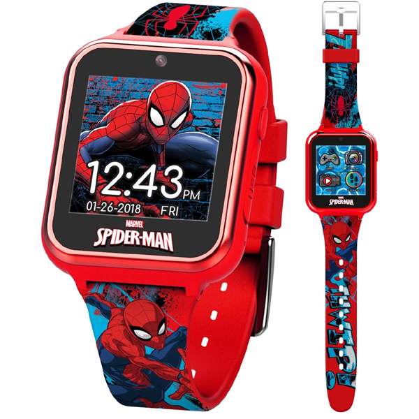 Spider-Man Red Educational Touchscreen Smart Watch Toy for Boys